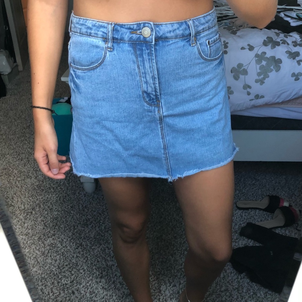 Denim skirt